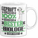 Biologe Geschenk Lustiger Spruch für Biologe Geschenkidee Bester Biologe Der Welt Weiß Trendation