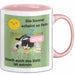 Meme Tasse Geschenk Lustiger Becher Katze Die Sonne Scheint So Fein Doch Auch Das Bett Ist Astrein Rosa Trendation