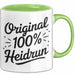 Heidrun Tasse Geschenk Original 100% Heidrun Geschenkidee Geburtstag Grün Trendation