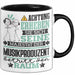 Musikproduzent Geschenk Tasse Lustiger Spruch Erheben Sie Sich Der Musikproduzent Betritt den Raum Schwarz Trendation