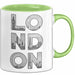 England London Tasse Geschenk Lustige Geschenkidee Spruch Grün Trendation