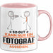 Fotograf Geschenk Tasse So Gut Kann Nur Ein Fotograf Aussehen Geschenkidee Kaffee-Becher Rosa Trendation