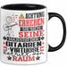 Gitarrenvirtuose Geschenk Tasse Lustiger Spruch Erheben Sie Sich Der Gitarrenvirtuose Betritt den Raum Schwarz Trendation