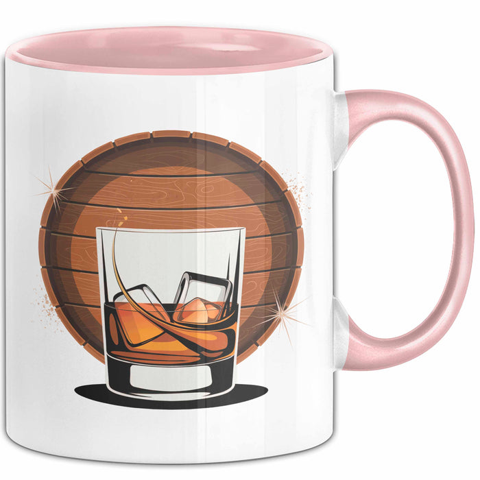 Whiskey Kenner Tasse Geschenk Lustige Geschenkidee Spruch Für Whiskey Fans Rosa Trendation