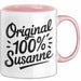 Susanne Tasse Geschenk Original 100% Susanne Geschenkidee Geburtstag Rosa Trendation