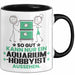 Aquarium-Hobbyist Geschenk Tasse So Gut Kann Nur Ein Aquarium-Hobbyist Aussehen Geschenkidee Kaffee-Becher Schwarz Trendation