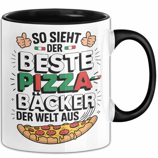 Pizzabäcker Tasse Geschenk Bester Pizzabäcker für Koch Trendation