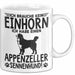 Appenzeller Sennenhund Hund Tasse Geschenk Lustige Geschenkidee Spruch Ich Brauche Kein Einhorn Ich Habe Einen Appenzeller Sennenhund Weiß Trendation