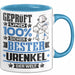 Urenkel Geschenk Lustiger Spruch für Urenkel Geschenkidee Bester Urenkel Der Welt Blau Trendation