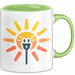 Solarenergie Fan Tasse Geschenkidee für Erneuerbare Energie Grün Trendation