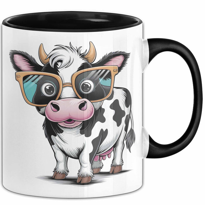 Kuh Liebhaber Tasse Geschenkidee für Bauernhoftier Fans Trendation