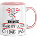 Geschenk für Gitarrenvirtuosin Tasse Lustige Geschenkidee Geburtstag Ich Bin Gitarrenvirtuosin Ich Darf Das Rosa Trendation