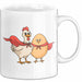 Hühnerbauer Tasse Geschenkidee Geflügel Enthusiast Geschenkidee Lustig Weiß Trendation