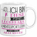 Karatesportlerin Tasse Geschenk Ich Bin Diese Eine Legendäre Karatesportlerin Von Der Alle Reden Geschenkidee Geburtstag Weihnachten Weiß Trendation