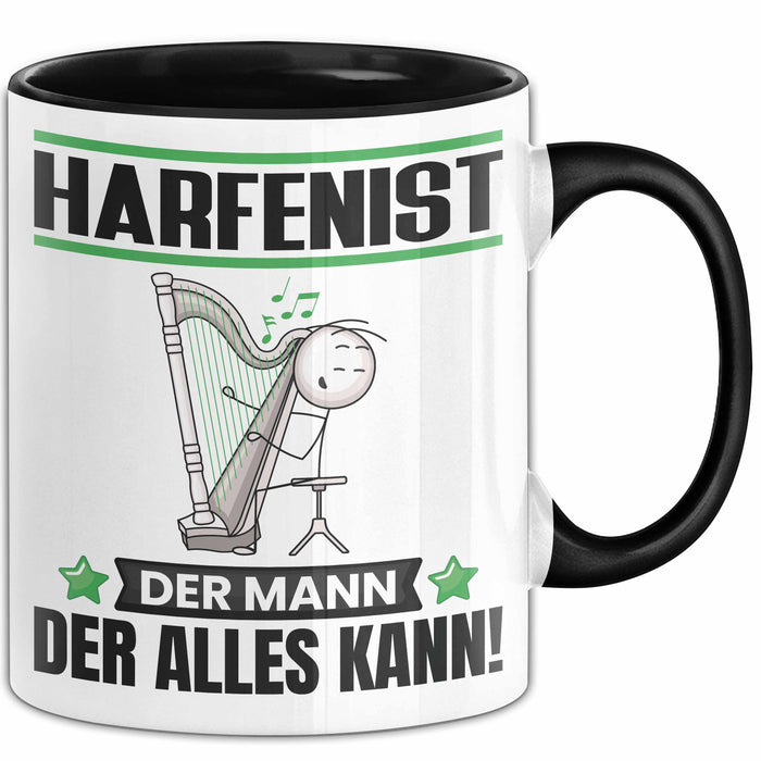 Harfenist Tasse Geschenk für Harfenist Der Mann Der Alles Kann Geschenkidee zum Geburtstag Trendation