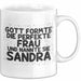 Sandra Tasse Gott Formte Die Perfekte Frau Und Nannte Sie Sandra Geschenk Weiß Trendation