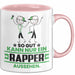 Rapper Geschenk Tasse So Gut Kann Nur Ein Rapper Aussehen Geschenkidee Kaffee-Becher Rosa Trendation