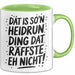 Heidrun Tasse Geschenk Dat Is So'n Heidrun Ding Dat Raffste Eh Nicht Geschenkidee Becher mit Name Grün Trendation