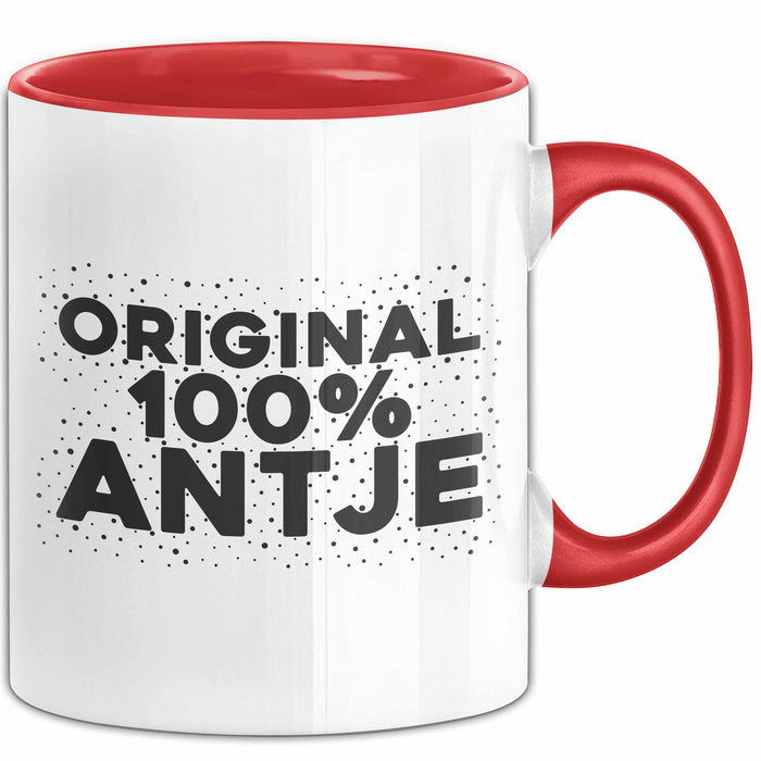 Antje Tasse Original 100% Antje Geschenk Rot Trendation