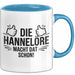 Hannelore Tasse Geschenk Die Hannelore Macht Dat Schon Geschenkidee Becher mit Name Blau Trendation