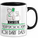 Geschenk für Tierpsychologin Tasse Lustige Geschenkidee Geburtstag Ich Bin Tierpsychologin Ich Darf Das Trendation