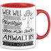 Anwältin Tasse Geschenk Spruch Wer Will Schon Prinzessin Sein Wenn Man Auch Anwältin Sein Kann Rot Trendation