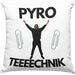 Pyrotechnik Kissen mit Füllung 40x40cm Geschenk Pyrotechnik Ist Doch Kein Verbrechen Meme Rosa Trendation