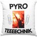 Pyrotechnik Kissen mit Füllung 40x40cm Geschenk Pyrotechnik Ist Doch Kein Verbrechen Meme Joke Rosa Trendation