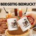 Katzenliebhaber Tasse Geschenkidee für Katzenfreunde Rot Trendation