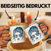 Grieche Tasse Geschenk Greek Woman Frau Becher Kaffee-Becher Blau Trendation