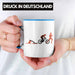 Triathlon Swim Bike Run Triathlet Tasse Geschenk Schwimmen Fahrrad Rennen Blau Trendation