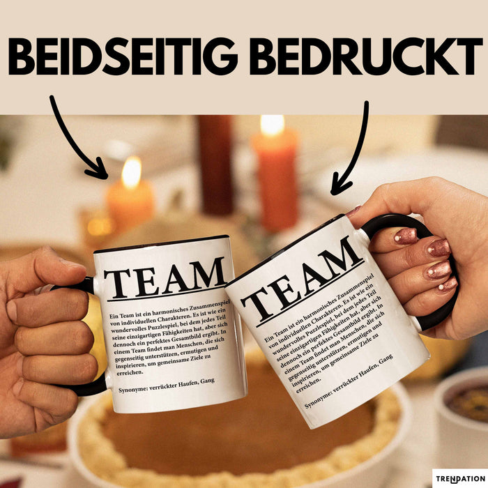 Büroarbeit Kollege Wertschätzung Tasse Geschenk Lustige Geschenkidee Spruch Team Trendation