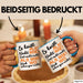 Deutschlehrer Unterricht Tasse Geschenk Lustige Geschenkidee Spruch Blau Trendation