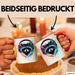 Waschbär Tierliebhaber Musik Kopfhörer Tasse Geschenk Lustige Geschenkidee Spruch Rot Trendation