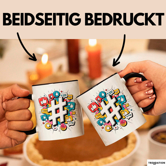 Social Media Manager Tasse Geschenkidee digitale Vermarkter Trendation