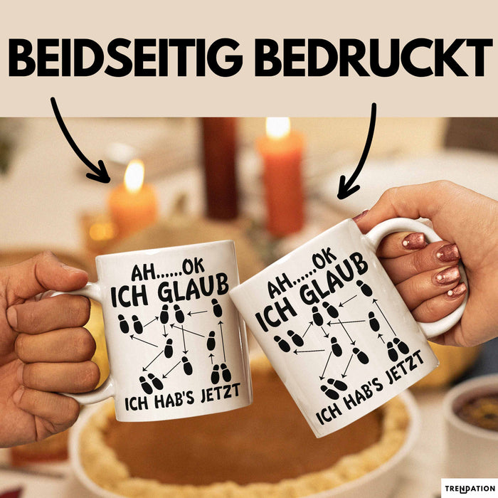 Tanzlehrer Tasse Geschenk Ah Ok Ich Glaub Ich Habs Jetzt Tanzen Tänzer Geschenkidee Weiß Trendation