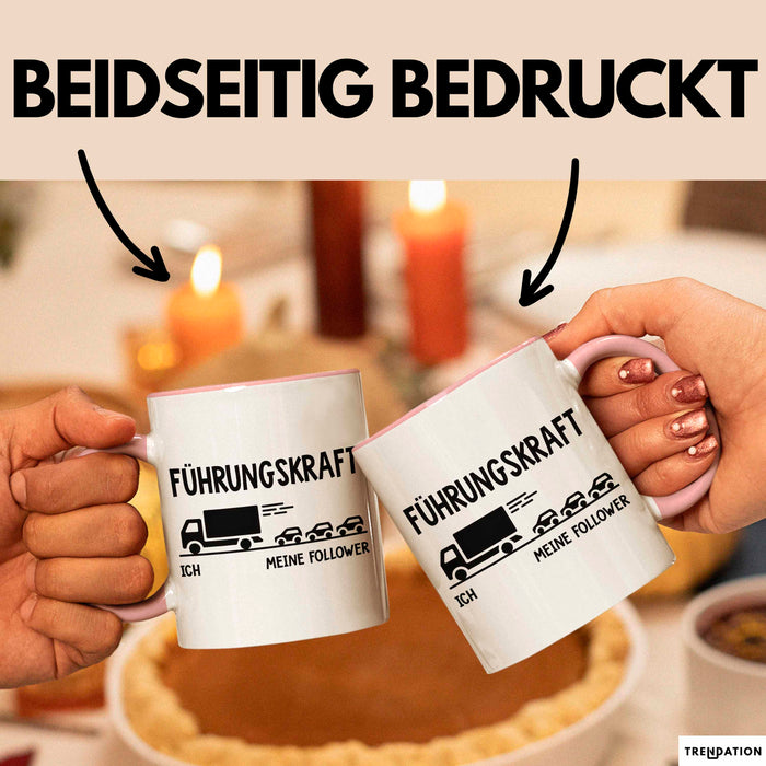 Lkw Fahrer Trucker Tasse Geschenk Lustige Geschenkidee Spruch Führungskraft Rosa Trendation