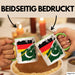 Pakistan Deutschland Flagge Halb Deutscher Halb Pakistaner Fußball Germany 2025 Europa Pakistan Grün Trendation