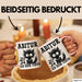 Abitur 2025 Ich Habe Fertig Geschenkidee Tasse Abi Bestanden Geschenk Prüfung Katze Kaffee-Becher Rosa Trendation