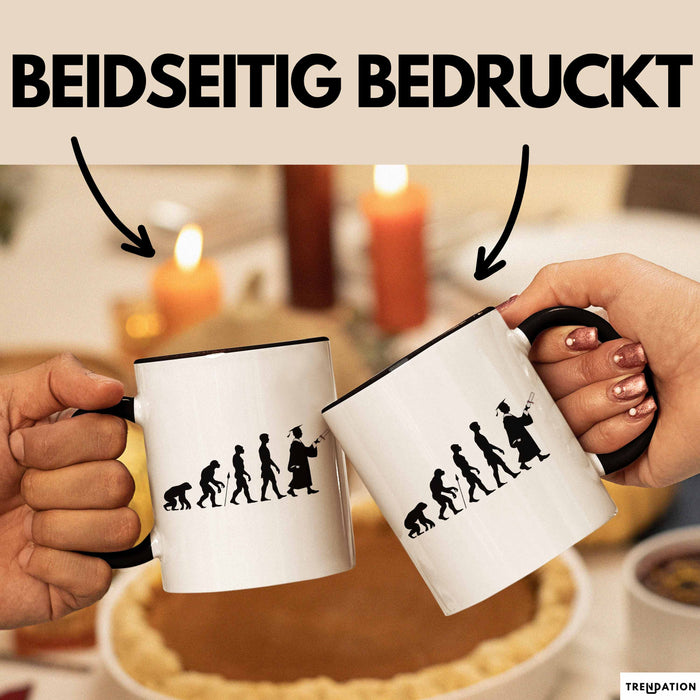 Anwalt Tasse Geschenk Evolution der Juristen Rechtsanwalt Trendation