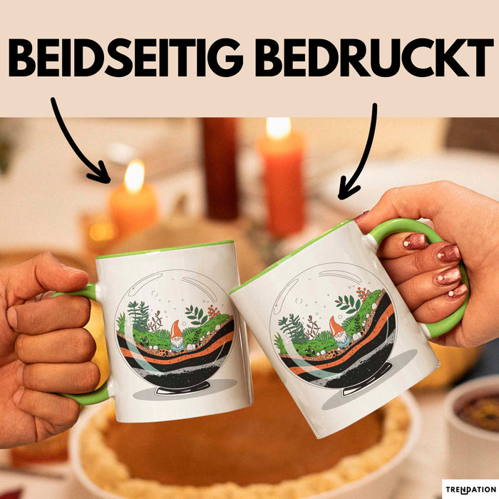 Terrarium Bauer Tasse Geschenk Lustige Geschenkidee Spruch Für Mini Welt Erschaffer Grün Trendation