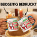 Weihnachtsmann Tasse Geschenk Ähh Ich Bin Nur Zum Essen Hier Weihnachtszeit Geschenkidee Kaffee-Becher Blau Trendation