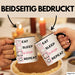 KPop Tasse Geschenk Eat Sleep KPop Repeat Spruch Geschenkidee Schwarz Trendation