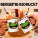 Frosch Tier Tasse Geschenk Lustige Geschenkidee Spruch Schwarz Trendation