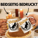 Katzen Geschenk Tasse Katzen-Besitzerin Kaffeebecher Katzen Servicepersonal Geschenkidee Weiß Trendation