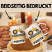 Auto Tasse Geschenk Blutgruppe Positiv Traktor Spruch Geschenkidee bagger Weiß Trendation