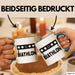 Biathlon Tasse Geschenk Wintersport Geschenke Biathlon Langläufer Blau Trendation