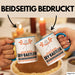 DIY-Bastler Geschenk Tasse Ich Bin DIY-Bastler Aber Sag Doch Einfach Superheld Lustige Geschenkdiee für DIY-Bastler Kaffee-Becher Blau Trendation