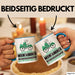Mountainbiker Geschenk Tasse Ich Bin Mountainbiker Aber Sag Doch Einfach Superheld Lustige Geschenkdiee für Mountainbiker Kaffee-Becher Blau Trendation