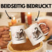 Katzenliebhaber Tasse Geschenkidee für Katzenfreunde Weiß Trendation